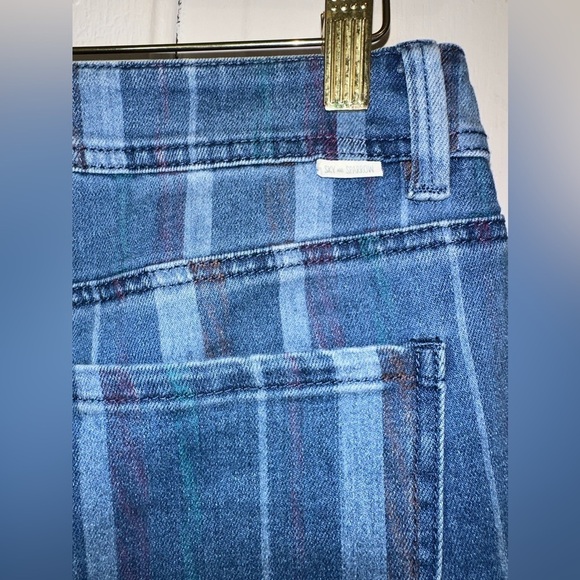 Sky and Sparrow Color Striped Skinny Jeans - Picture 5 of 5
